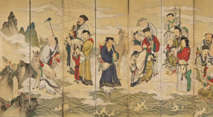 Auction sees two old Korean paintings make a return to the country