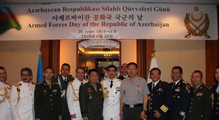 Azerbaijan celebrates its armed forces in reception