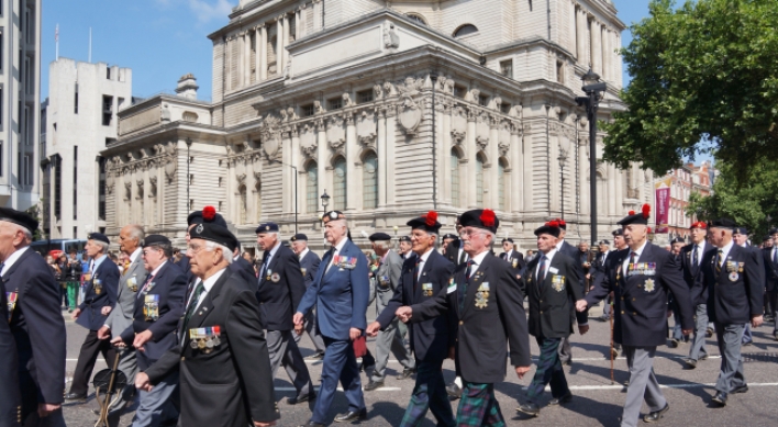 British veterans mark Korean War anniversary