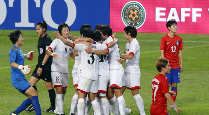 N. Korea triumphs in inter-Korean match at East Asian Cup