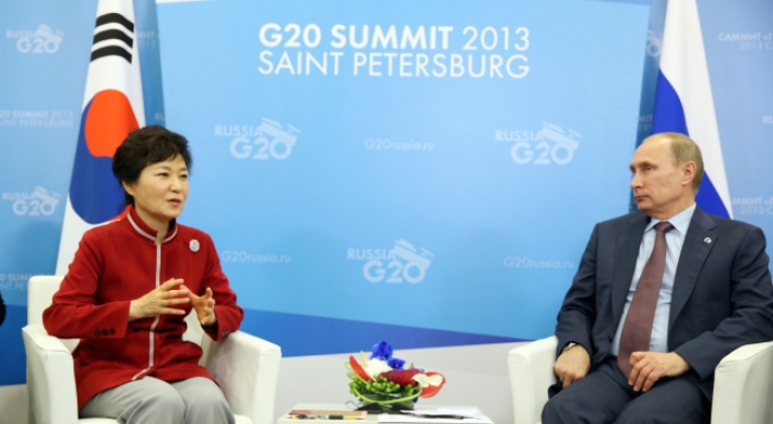 Park departs from Russia after G20 summit