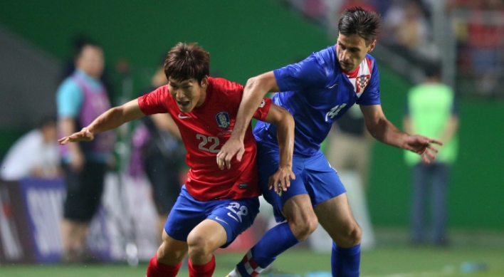 S. Korea falls to Croatia in football friendly