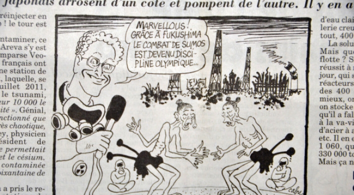 French paper runs satirical cartoon on Fukushima