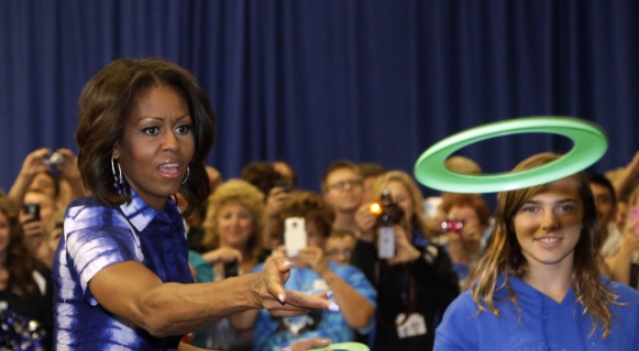 Michelle Obama urges Americans to ‘Drink up’