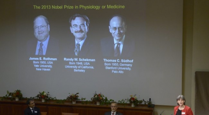 Americans, German win Nobel for cell transport