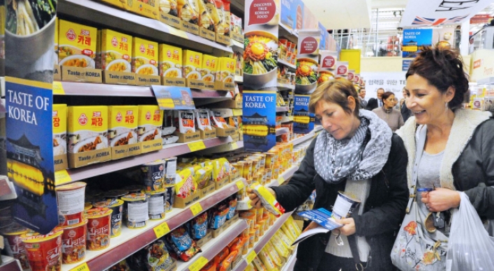 Korean taste appeals to U.K. customers