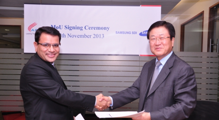 Samsung SDI to supply energy storage systems to Indian firm