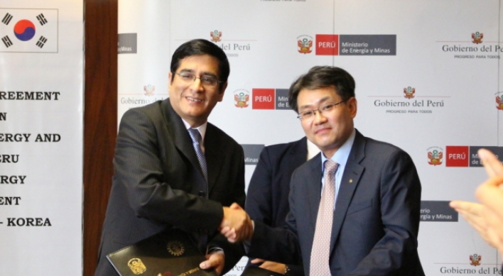 KEMCO signs energy agreement with Peru