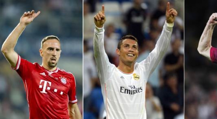 Ronaldo, Messi, Ribery up for Ballon d'Or