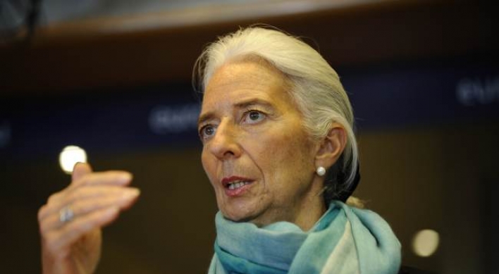 Economic crisis not over yet, IMF chief warns Europe