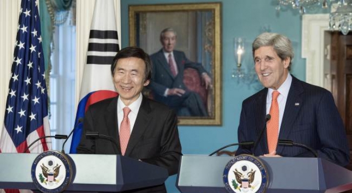 Kerry highlights N.K. threats, Yun raises regional history issues