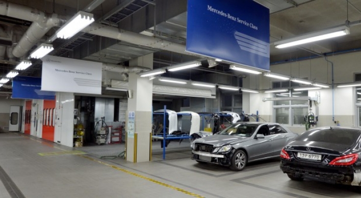 Repair center offers ultimate luxury for Benz owners