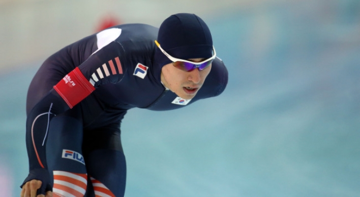 Speed skater Lee Seung-hoon finishes 12th in men's 5,000 meters