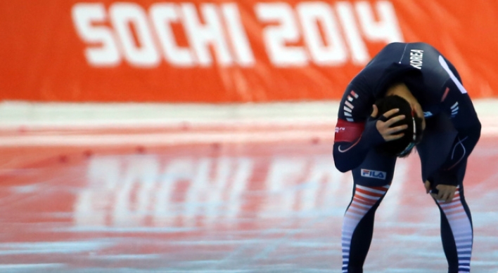 Speed skater Mo Tae-bum finishes 12th in men's 1,000 meters