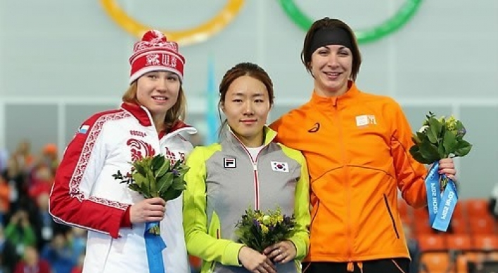 Korea sidelined from top 10 in gold medal standing in Sochi