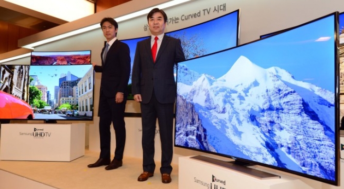 Samsung introduces world’s first curved UHD TV