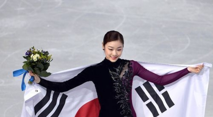 Kim Yu-na wins silver in ladies' singles figure skating