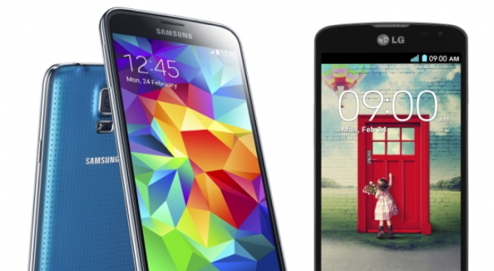 Samsung shows off Galaxy S5 at MWC