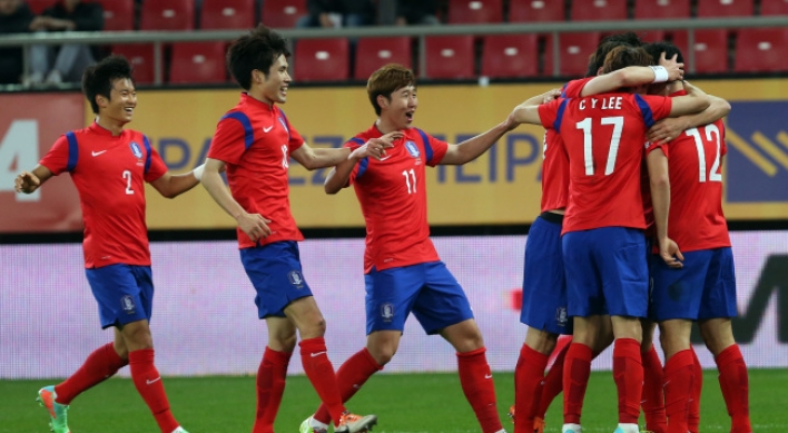 Korea beats Greece in pre-World Cup friendly