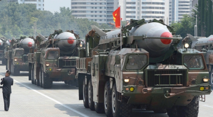 N.K. fires two ballistic missiles