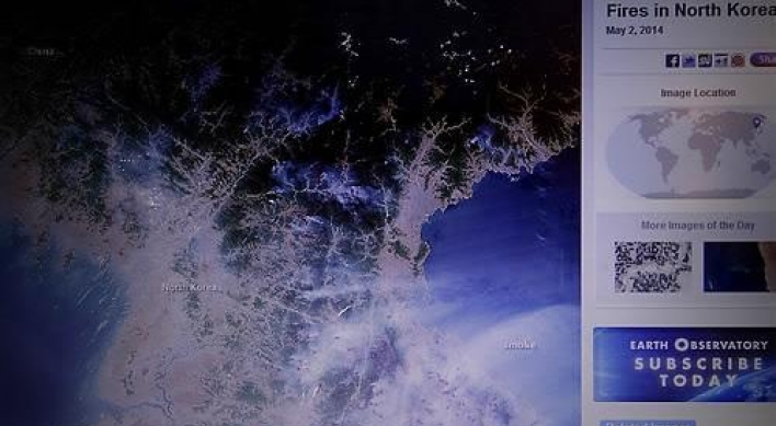 NASA satellite spots huge fires in North Korea