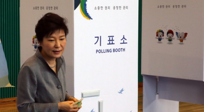 Local elections create tough test for President Park Geun-hye