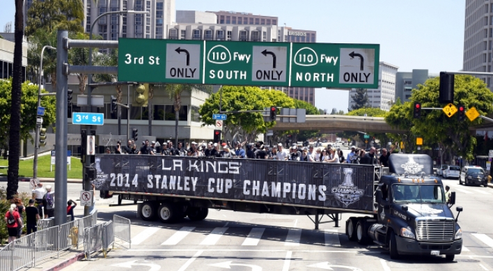 Kings celebrate Stanley Cup crown