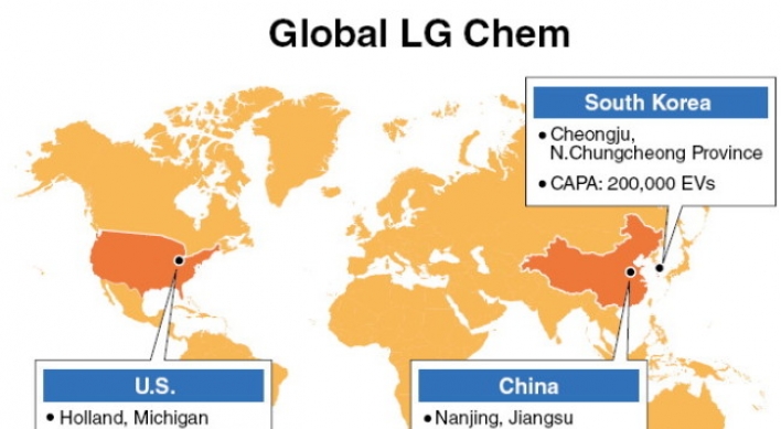 LG Chem to build JV battery plant in Nanjing