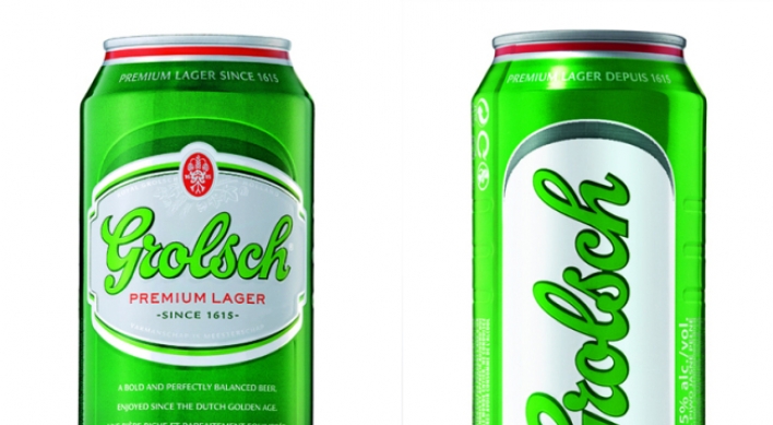 SABMiller presents Grolsch beer in can