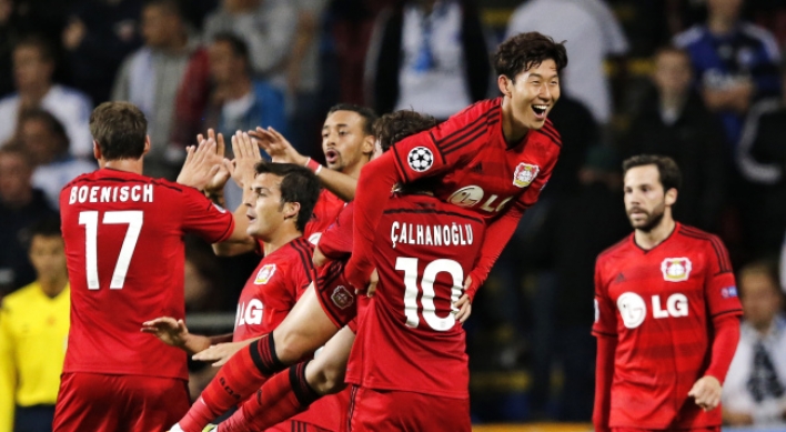 Son lifts Leverkusen to win in Champions