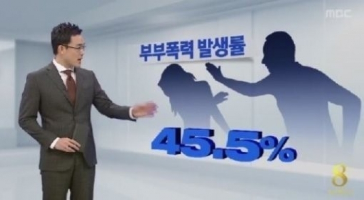 아내 학대가 1위, 가정폭력 해마다 증가..아내 때리는 남편 들어나