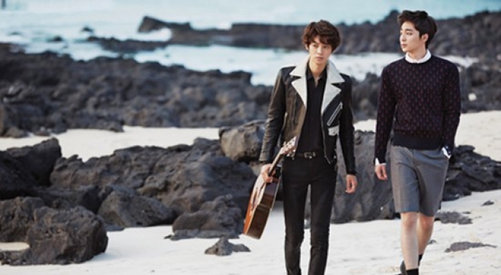 Roy Kim and Jung Joon-young on Jejudo Island