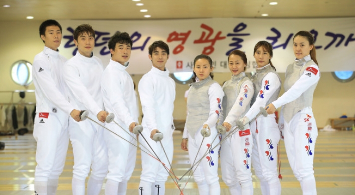 Korean Asiad fencers full of confidence