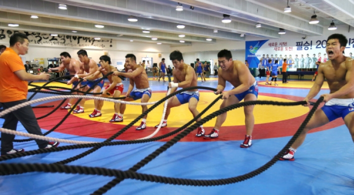 Korean wrestlers eye return to glory days at Asiad