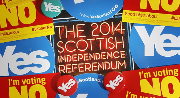 스코틀랜드 독립투표 우려에 英서 28조원 빠져나가...