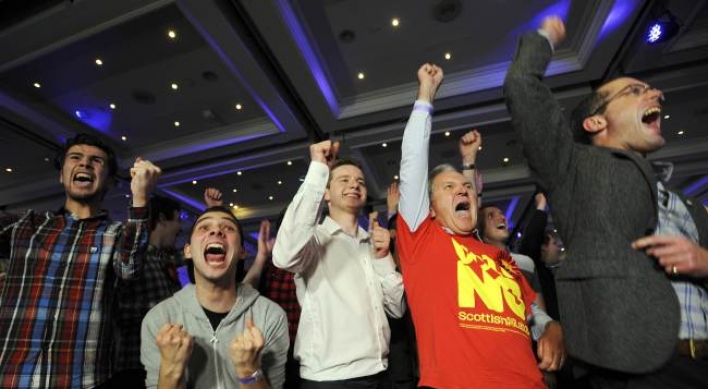 Scotland rejects independence in historic referendum