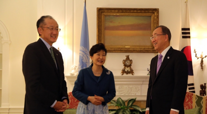 Park attends U.N. climate summit