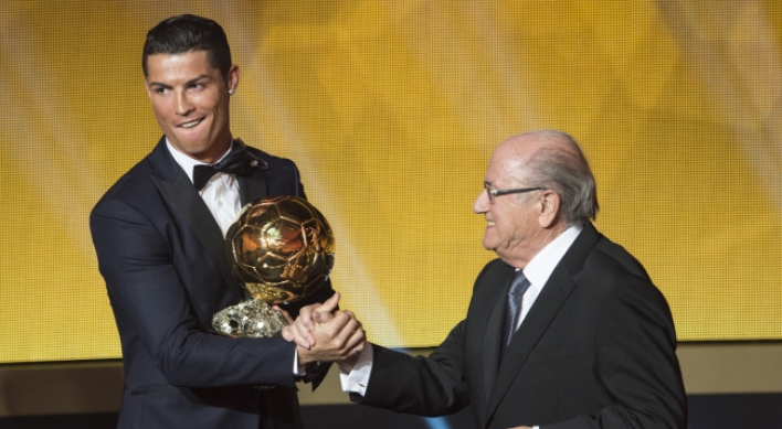 Ronaldo wins 3rd FIFA Player of the Year award