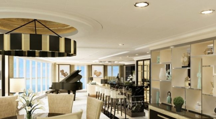 Huge luxury suite on ship will run $5,000 a person per night