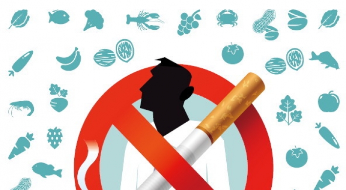 Foods that can help you give up smoking