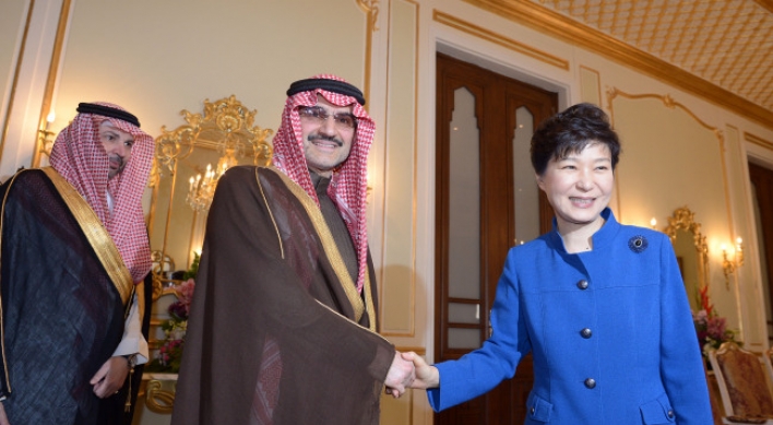 Park steps up sales diplomacy in Saudi Arabia