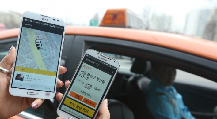 Taxi apps poised to challenge Uber in Korea