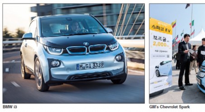 Carmakers step up EV marketing