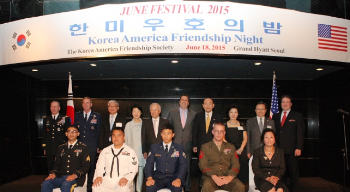 Korea, U.S. celebrate friendship