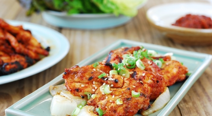 Spicy marinated chicken