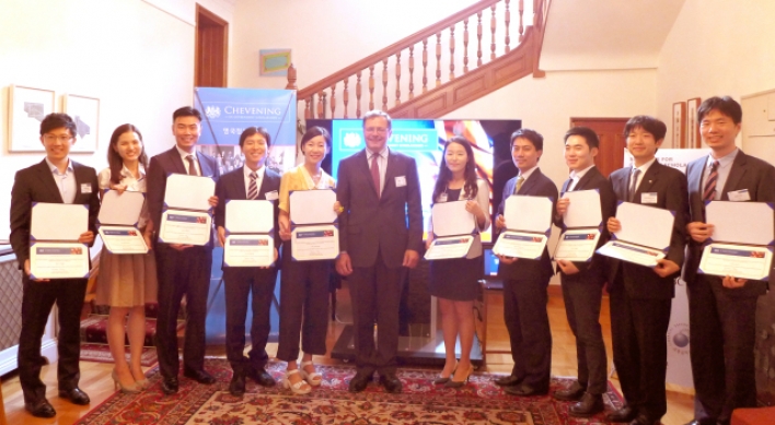 Korean professionals to study in U.K. through Chevening Scholarships