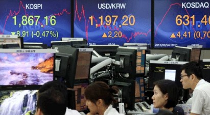 Won hits new 4-year low vs dollar on N.K., slowdown woes