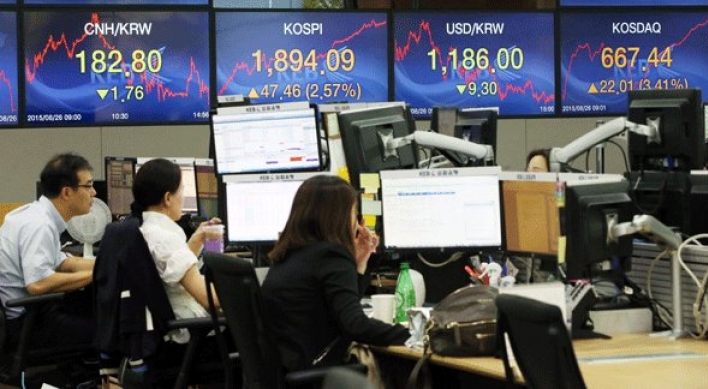 KOSPI, won jump on China rate cut