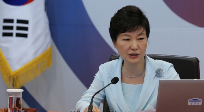 Park touts inter-Korean deal as unification step