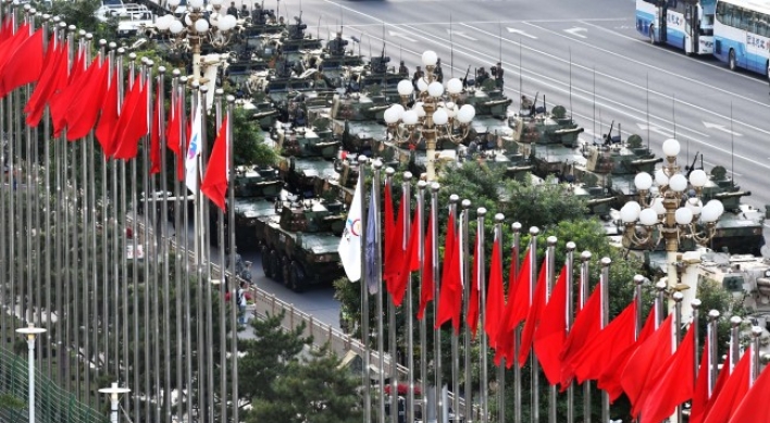 China parade to display new weaponry, defeat of Japan